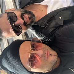 Daniel and Rob in Portugal