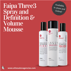 Faipa Three3 Spray and Definition & Volume Mousse